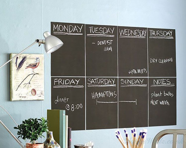 Black Chalkboard Nursery Wall Decal Black Chalkboard Nursery Wall Decal Children Vinyl Art Stickers